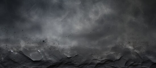 Background of black sand washed