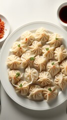 Canvas Print - Dimsum asian traditional food with meat