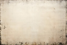 Vintage Background Of Old Photo Paper Texture Isolated On White Background. Generative Ai.