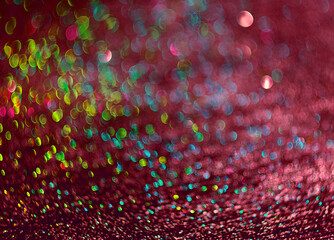 Sticker - abstract background with bokeh light