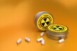 nuclear protect set, iodine caps white pills design