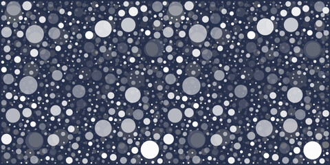 Wall Mural - abstract overlapping circles, spotted pattern, spots with random sizes and changing shades of black,