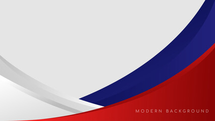 Wall Mural - modern abstract background in colorful blue, red and white colors suitable for banners, posters and 