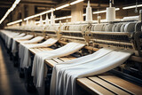 Fototapeta  - Generative AI - A fabric and clothes factory
