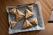 Traditional tatar triangled backery - small triangle pies called Echpochmak