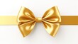 © Humam - Gold Bowtie and Ribbon Isolated on the White Background