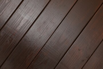 Poster - Texture of dark wooden surface as background, top view