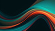 Abstract geometric background in the form of a colored light wave.