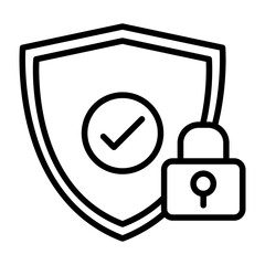 Canvas Print - Security Icon