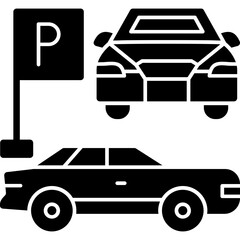 Sticker - Parking Icon