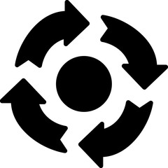 Canvas Print - Recycling Icon