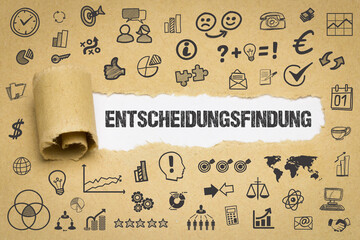 Wall Mural - Entscheidungsfindung	