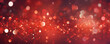 Rote funkelnde Lichter Festlicher Hintergrund mit Textur. Abstrakt Weihnachten glitzernde helle Bokeh unscharf und fallende Sterne. Winter-Karte oder Einladung