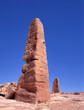 Stone obelisk for Nabataean gods in Petra, Jordan