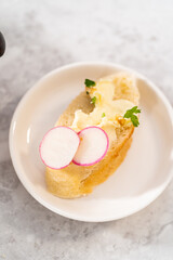 Sticker - Butter board with vegetables and bread