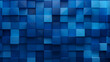 Monochromer Hintergrund aus geometrischen Formen, blau