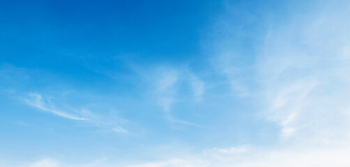 Wall Mural - white cloud with blue sky background