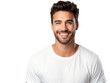 © Denis - Young man with beautiful smile . Teeth whitening isolated on transparent background