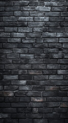  black brick wall stock photo, clean minimalist lines, minimalist designs created with Generative Ai