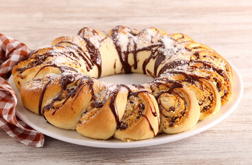 Canvas Print - Chocolate and coconut buns