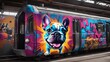 French Bulldog Graffiti S2.
Fun and funky image of a French bulldog with graffiti, and be perfect for use in a variety of contexts, 
Including pet websites, fashion blogs, and social media posts.