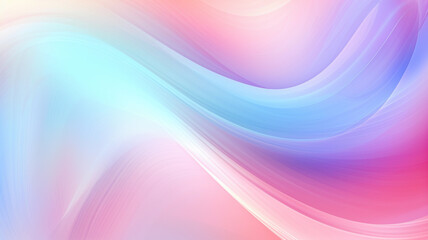 Wall Mural - Abstract blurred gradient background. Pastel colorful waves. Candy colored delicate trendy backdrop.