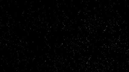 starry night sky on a black background. overlay effect.