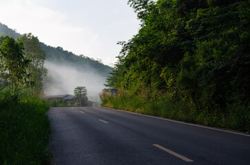 Poster - There was fog on the road ahead.