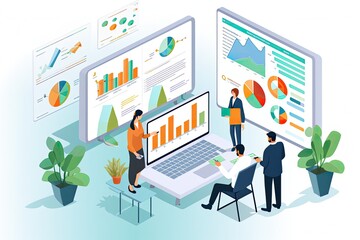 Poster - Digital marketing Data analysis insight report, search engine and data science on social network
