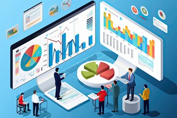Poster - Digital marketing Data analysis insight report, search engine and data science on social network