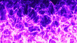 canvas print picture - 激しく燃え上がる紫の炎の背景