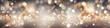 Silber funkelnde Lichter Festlicher Hintergrund mit Textur. Abstrakt Weihnachten glitzernde helle Bokeh unscharf und fallende Sterne. Winter-Karte oder Einladung