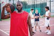 © georgerudy - Guys playing basketball