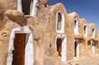 Traditional buildings in the ancient Berber town of Ksar Ouled Soltane.