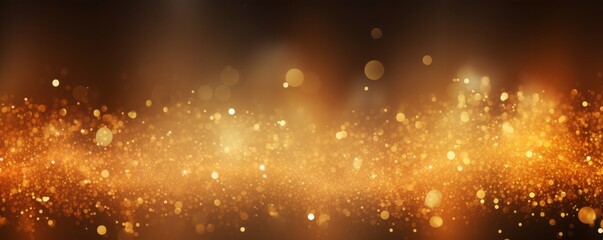 Wall Mural - golden new year or christmas holidays particles and sprinkles for a holiday celebration. shiny golde
