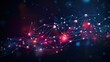 © artbot - Colorful background connected lines with dots geometric polygonal