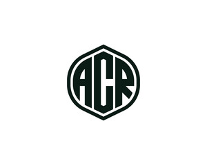 ACR logo design vector template