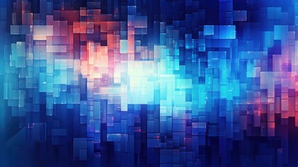 Tech abstract model with digital glitch background wallpaper ai generated image