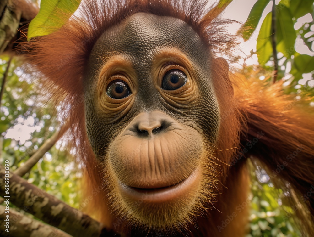 Orangutans are fascinating primates known for their intelligence, long ...