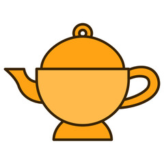 Poster - traditional teapot 