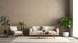 © Aqsa - home interior with wall mockup generated by AI tool