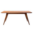 Midcentury modern wood dining table