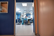 © Georgii - Behind the doors of the operating room, equipment and medical devices in the modern operating room.