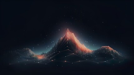 Path to mountain top