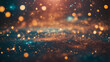 An abstract background resembling a cosmic scene with scattered bokeh lights representing stardust amidst celestial bodies, rendered in retro color tones for a nostalgic space-inspired mood.