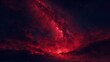  Nocturnal red sky full of stars , science nebula milky way  infinity earth solar 