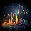 © Anton - Financial Growth: Illustrations of a stock market chart or graph with an upward trend, symbolizing financial growth, investment success, and positive economic indicators