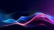 © shameem - Abstract background with blue and purple waves. Vector illustration for your design