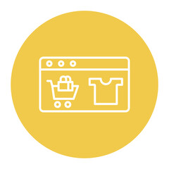 Wall Mural - ECommerce Products Icon