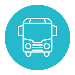 Sticker - School Bus Icon